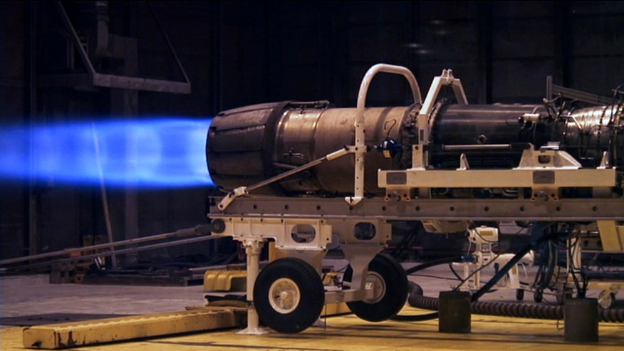 Testing F/A-18 Engines